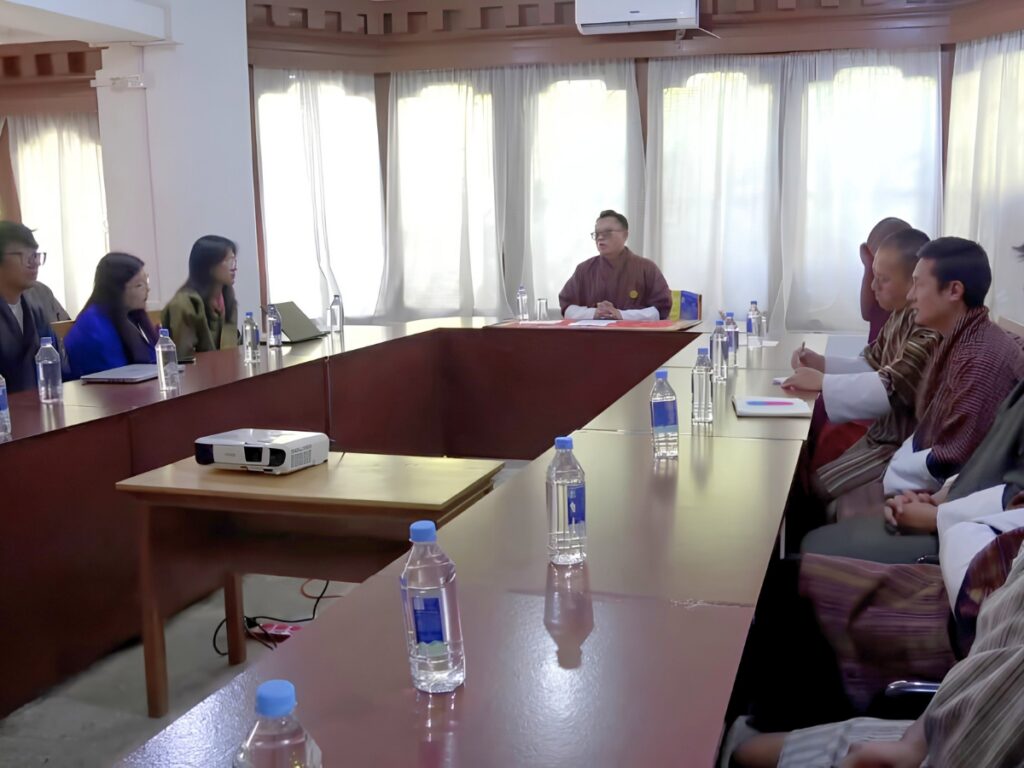 Community stakeholders gathered for a child protection coordination meeting in Bhutan.