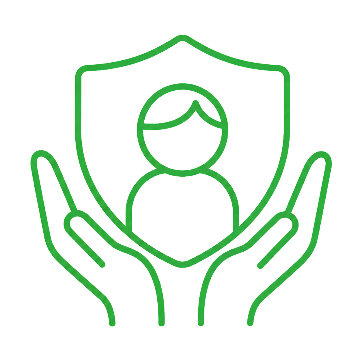 Child protection icon