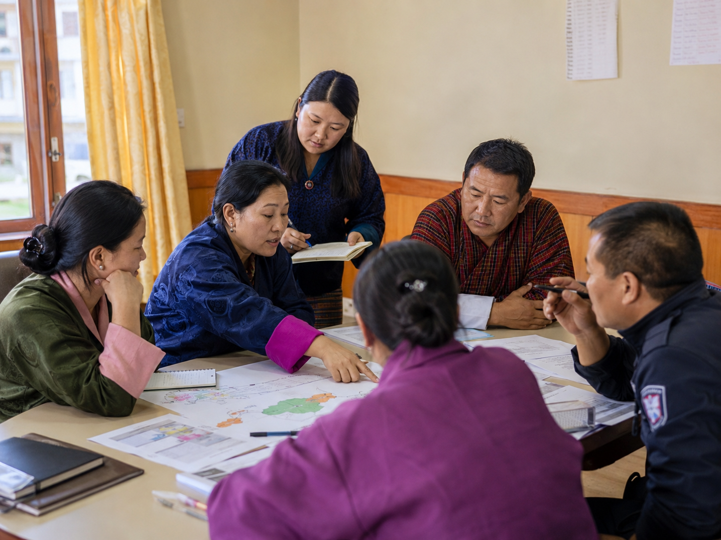 Service representatives coordinating child protection support - placeholder