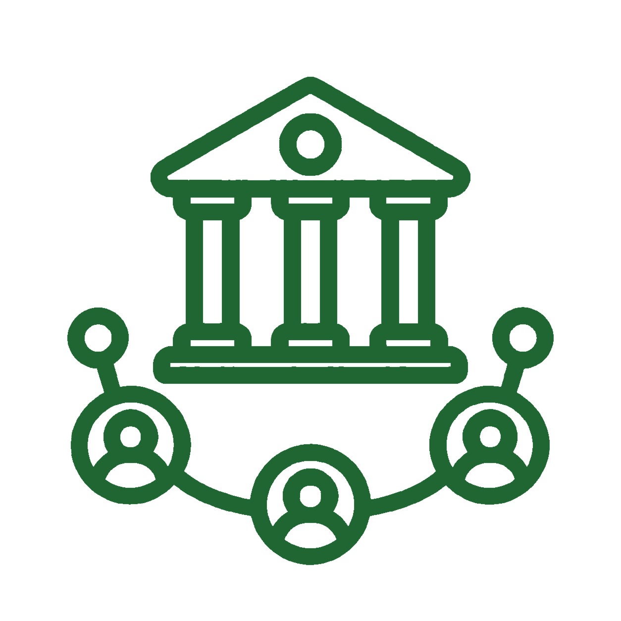 Icon - Advocacy-Systems-Strengthening - Dark Green