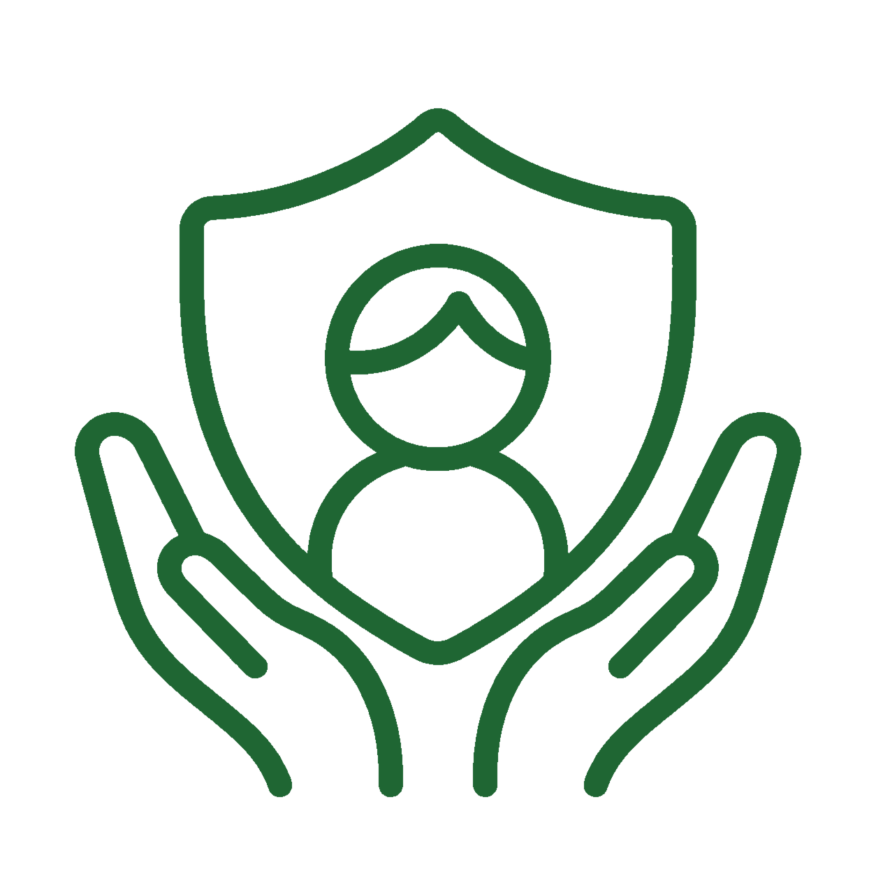 Icon - Child Protection - Dark Green