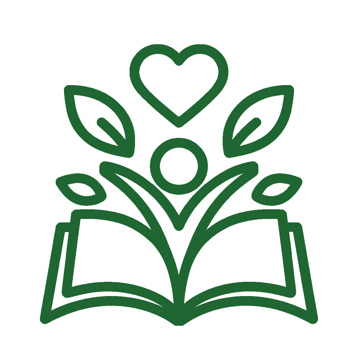 Icon - Education-Wellbeing - Dark Green