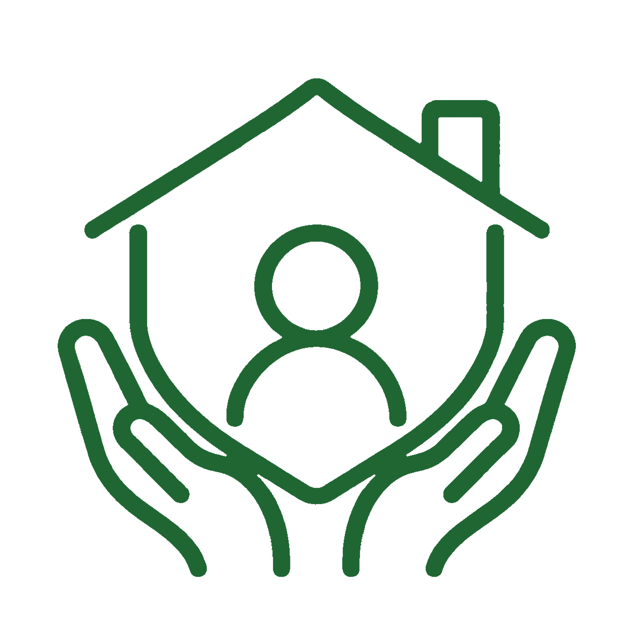 Icon - Shelter-Alternative Care - Dark Green