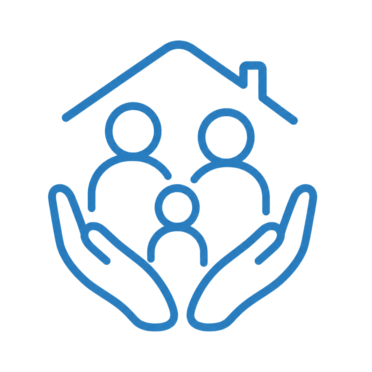 Icon - children supported through shelter and alternative care
